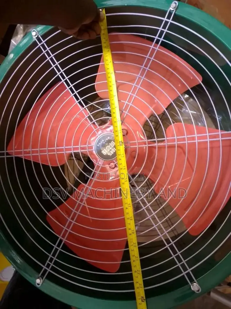 24" 600mm 380v 3 Phase 1450rpm Normal Speed Extractor Fans