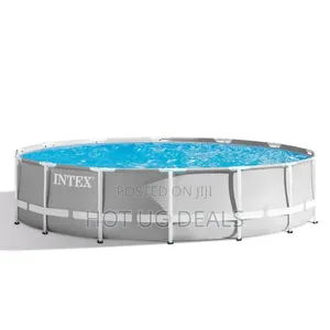 Intex Prism 305x76cm Metal Frame Swimming Pool - Blue