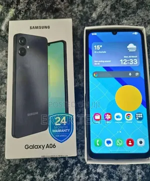 New Samsung Galaxy A06 128 GB Black