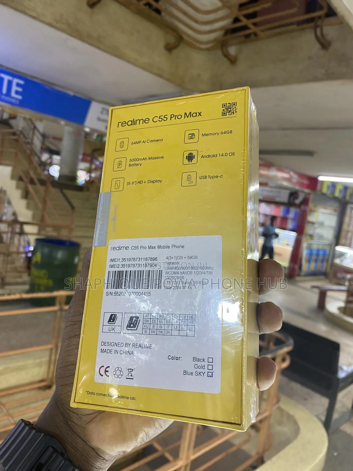 New Realme C55 64 GB Silver