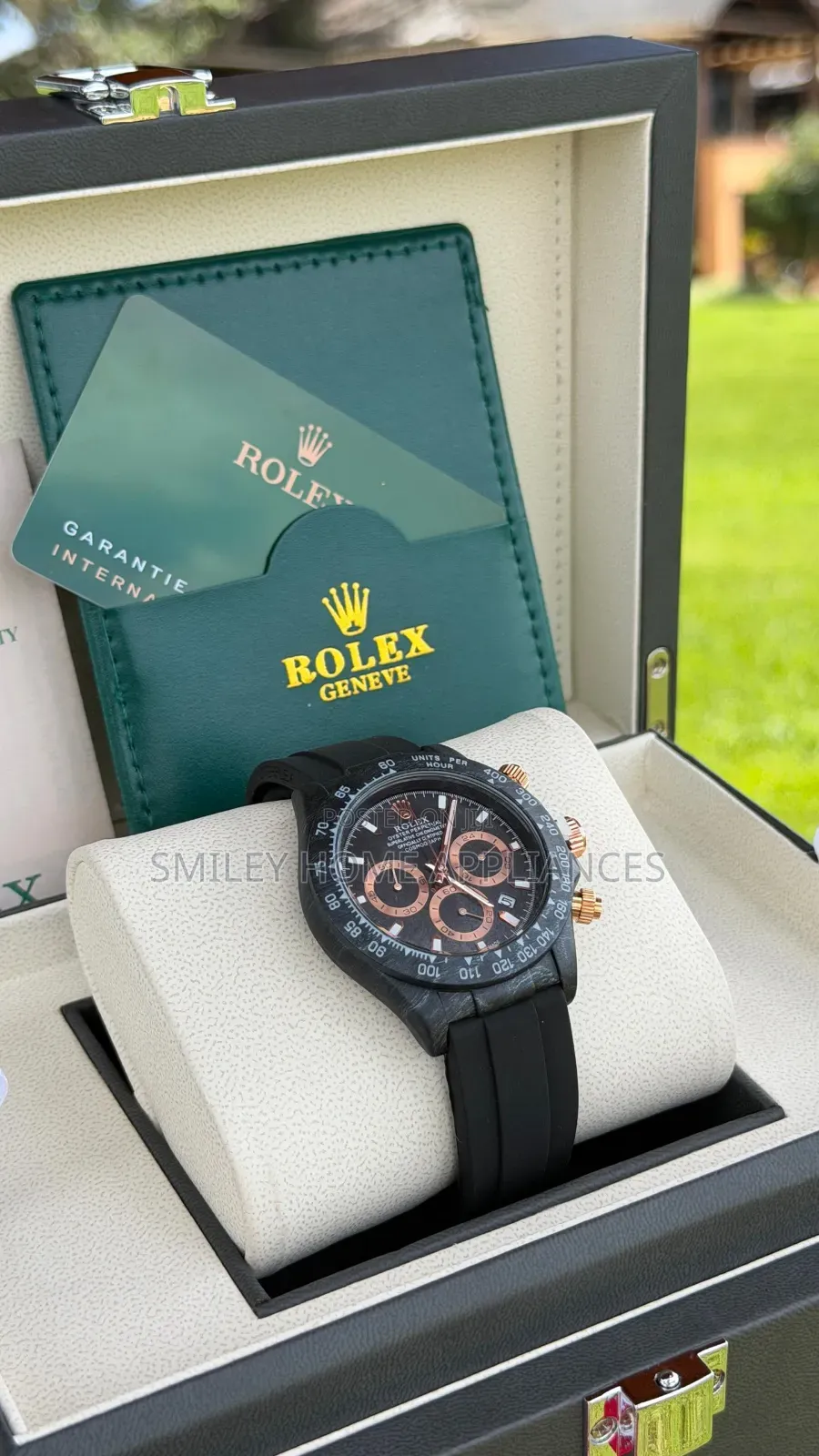 Brand New Boxed Men's Authentic Rolex Wrist Analog Time Piece