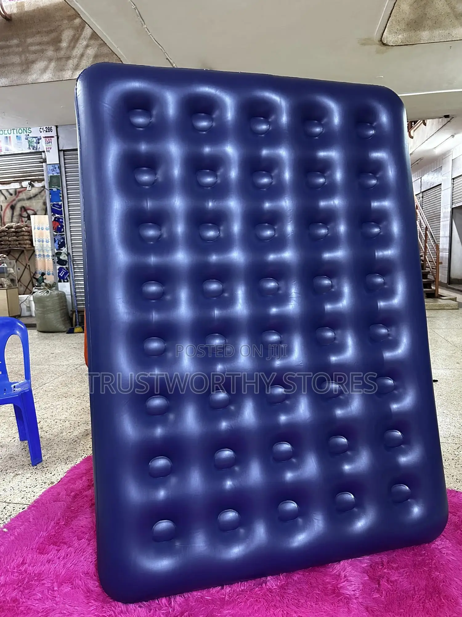 4by6 Navy Blue Inflatable Mattress