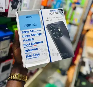 New Tecno Pop 10C 64 GB White