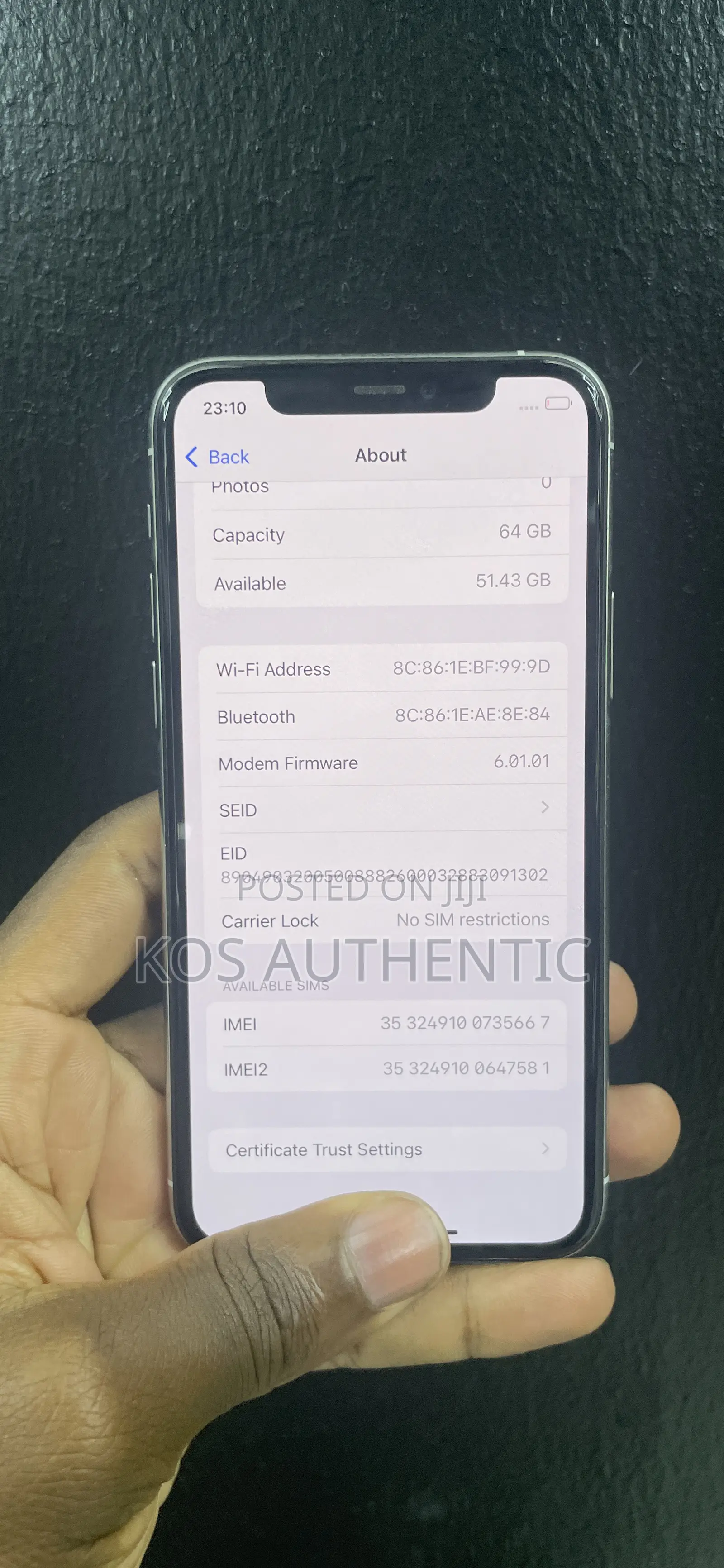 Apple iPhone 11 Pro 64 GB Silver