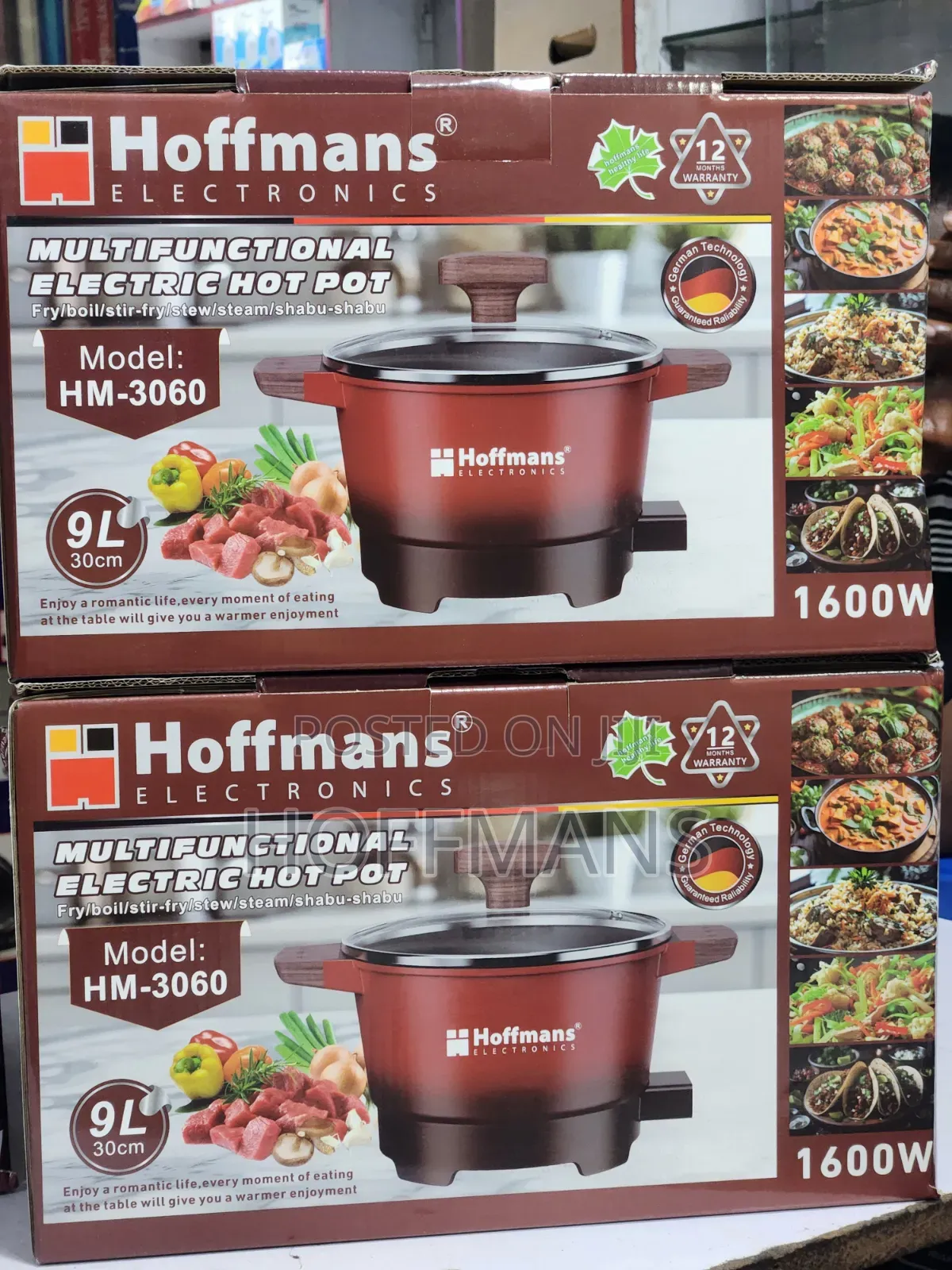Electronic Hoffans Cooking Pot