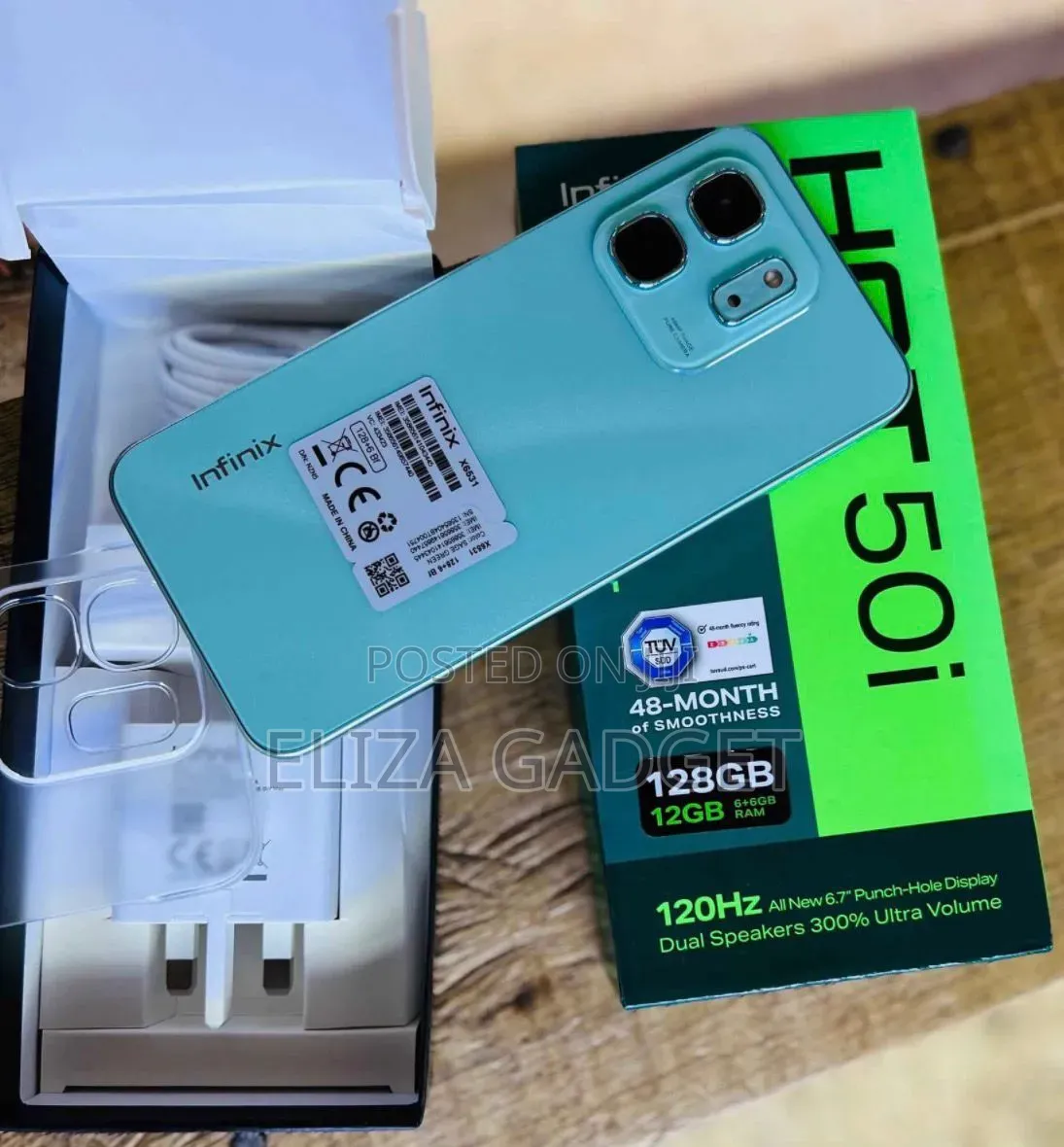 New Infinix Hot 50i 256 GB Silver