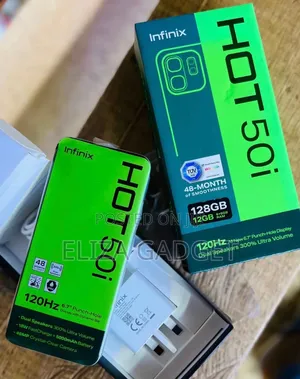 New Infinix Hot 50i 256 GB Silver