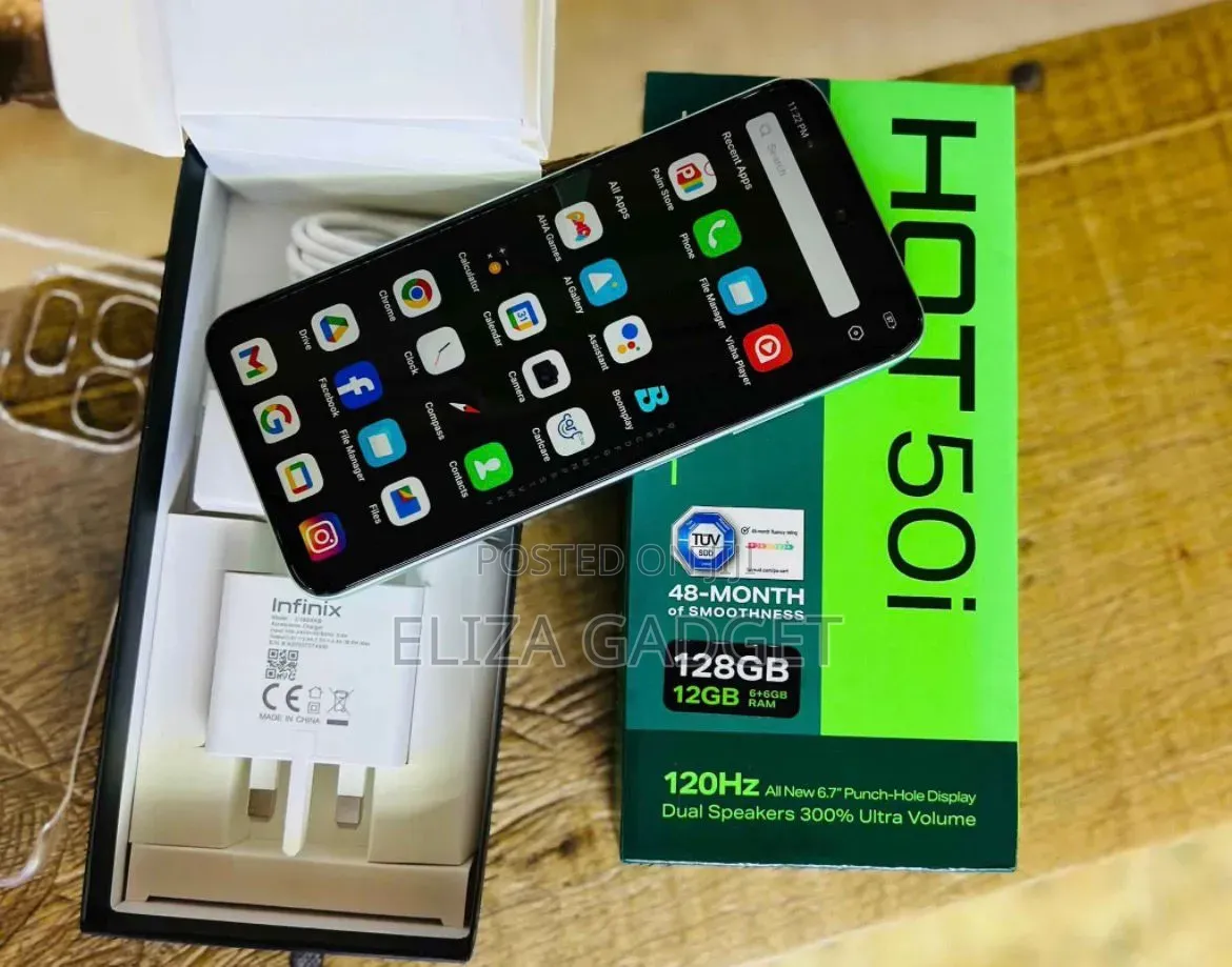 New Infinix Hot 50i 256 GB Silver