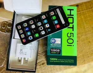 New Infinix Hot 50i 256 GB Silver