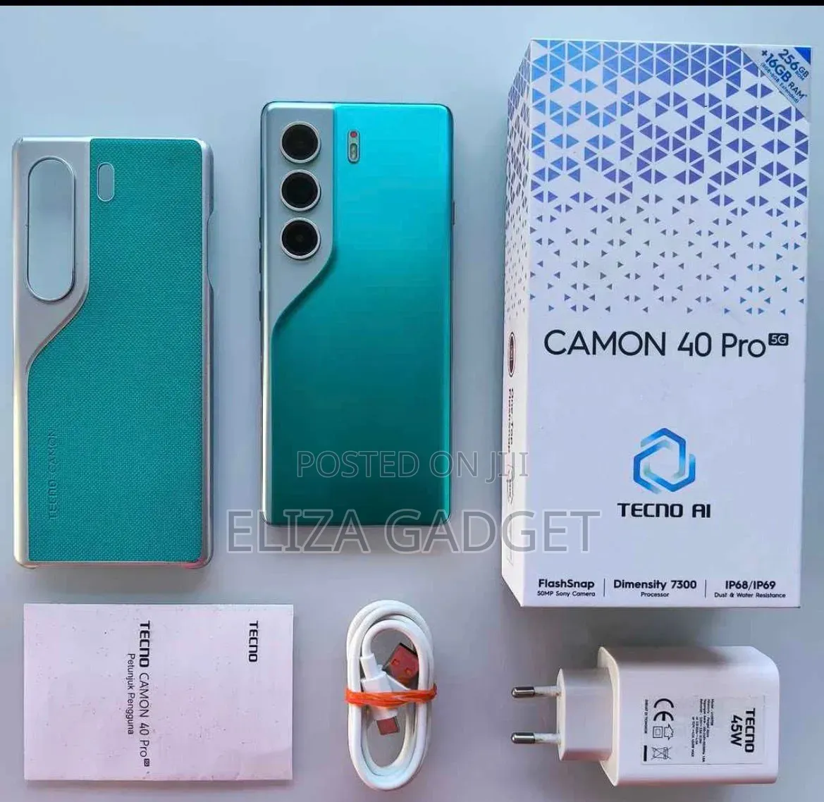 New Tecno Camon 40 Pro 5G 256 GB Green