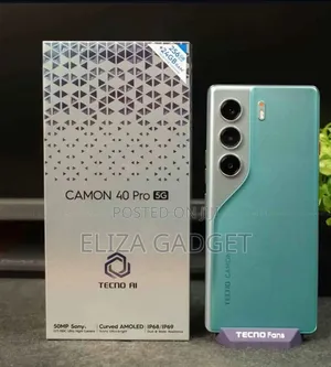 New Tecno Camon 40 Pro 5G 256 GB Green