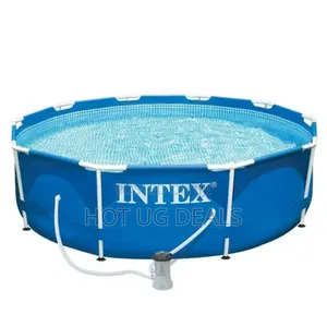 Intex Prism Frame Clearview Above Ground Pool.