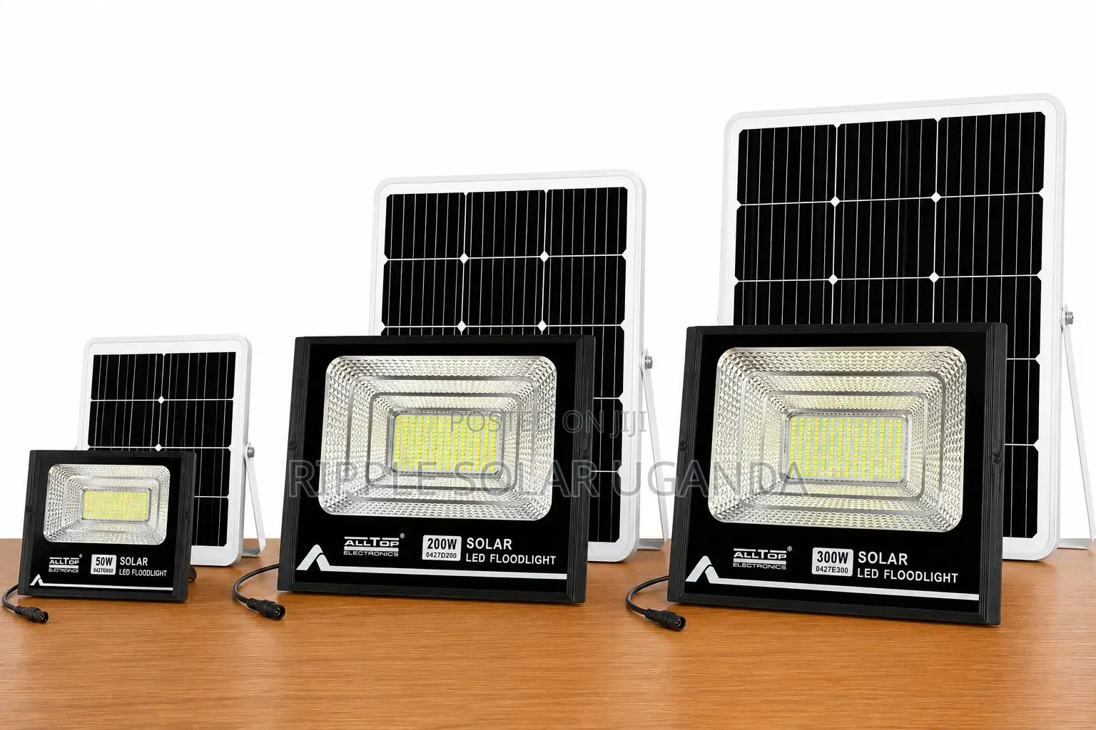 50w/200w/300w Solar Flood Lights Waterproof Outdoor Security Lamps