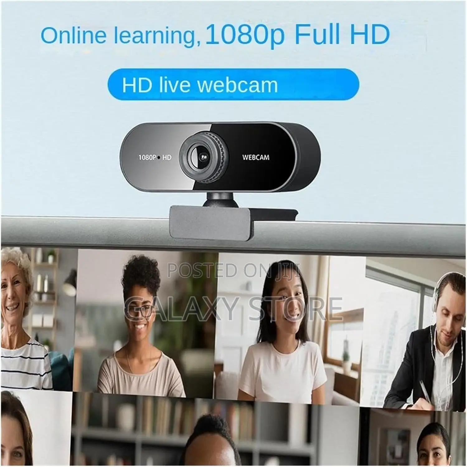 1080p Webcam Full Hd High Definition Built-in Microphone Usb Camera