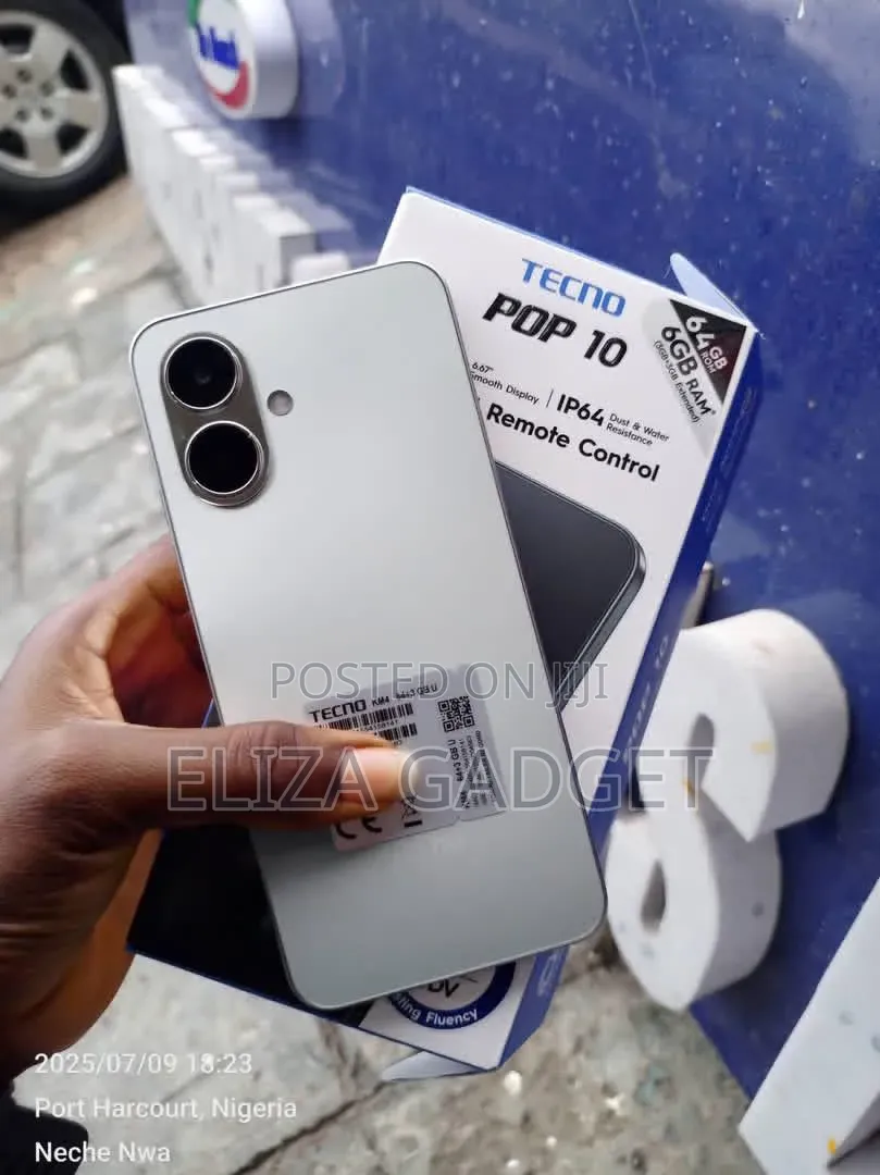 New Tecno Pop 10 128 GB White