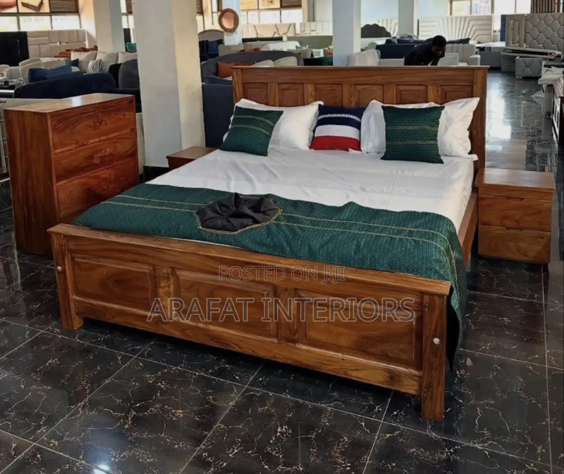 Premium Solid Wood Bed