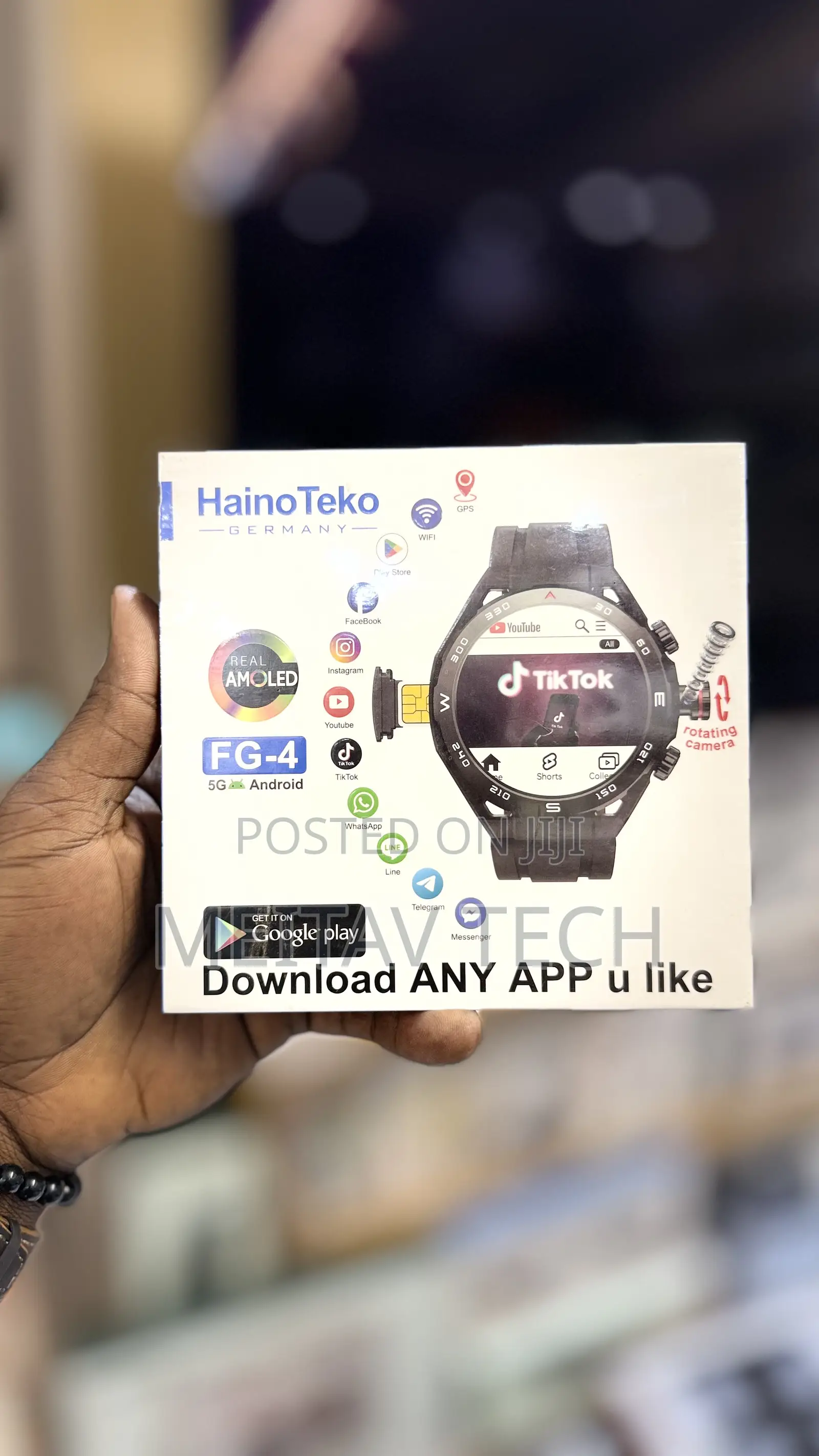 Haino Teko Fg4 5g Round Android Smart Watch