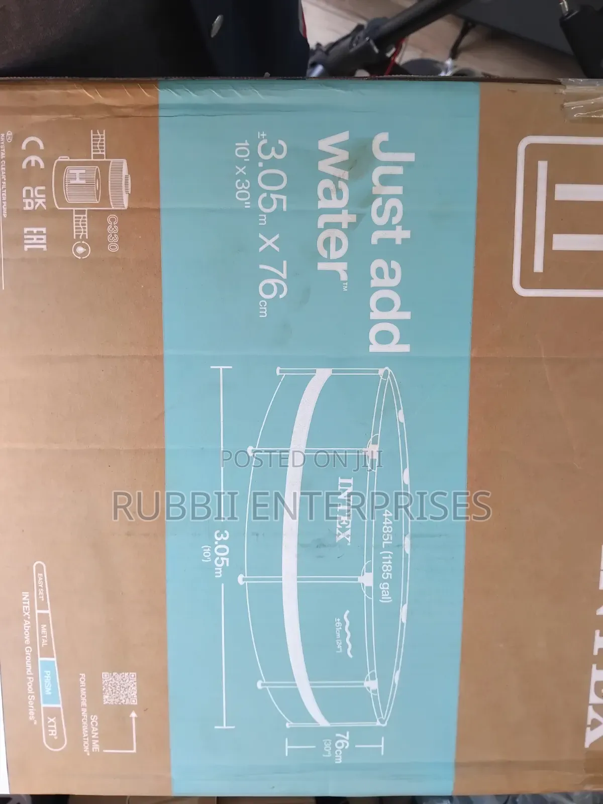 Round Swimming Pool 3.05m/76cm