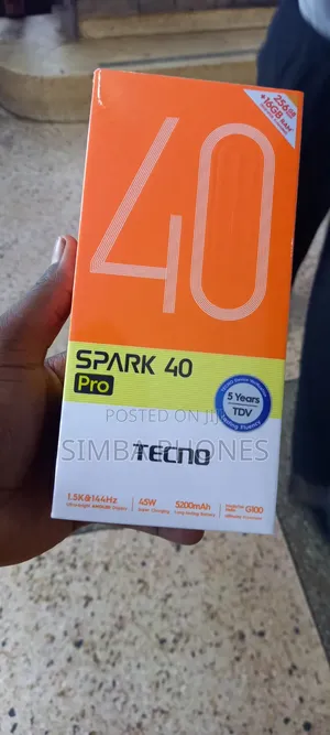 New Tecno Spark 40 Pro 256 GB Blue