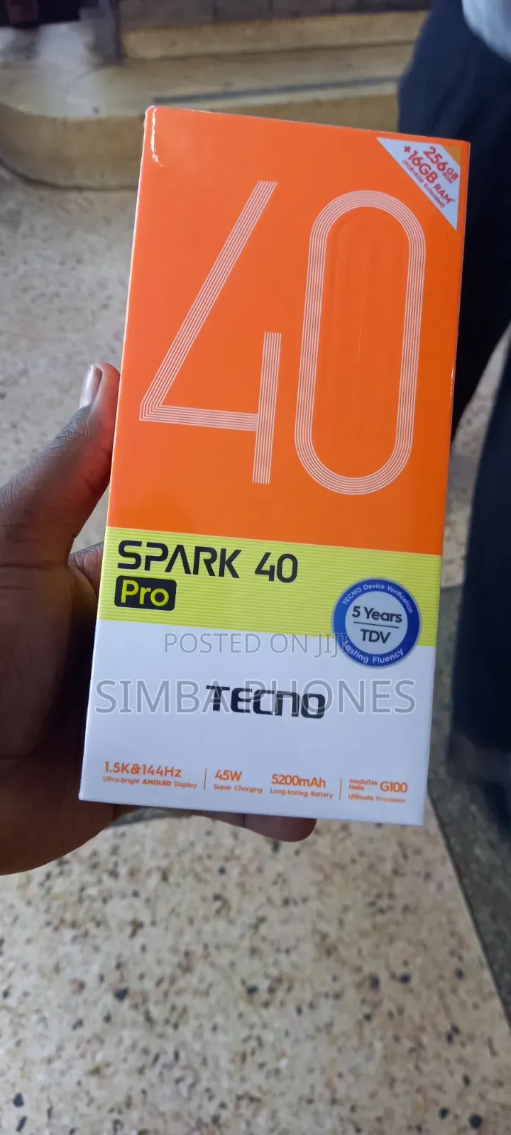 New Tecno Spark 40 Pro 256 GB Blue