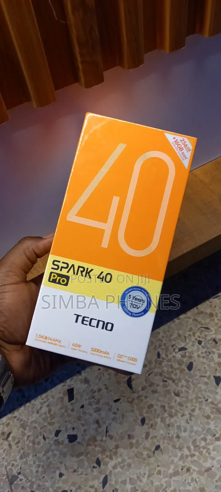 New Tecno Spark 40 Pro 256 GB Gold