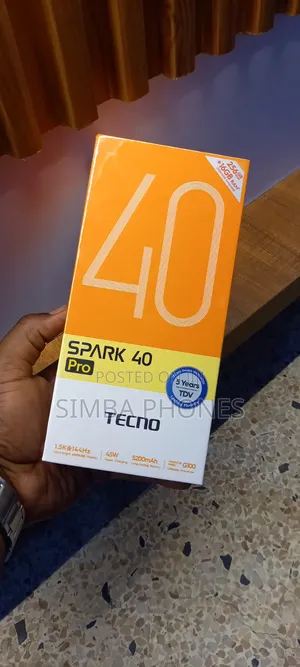 New Tecno Spark 40 Pro 256 GB Gray