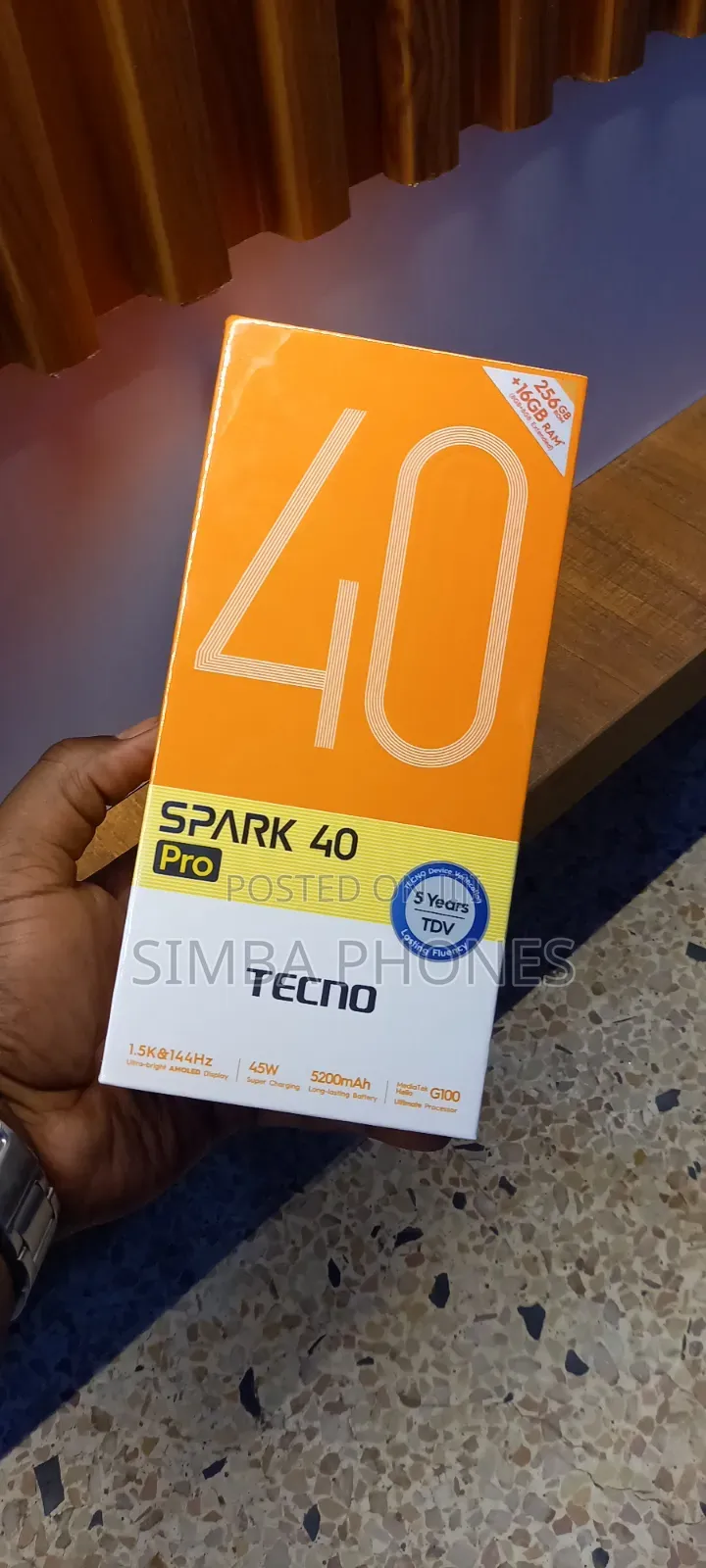 New Tecno Spark 40 Pro 256 GB Gray