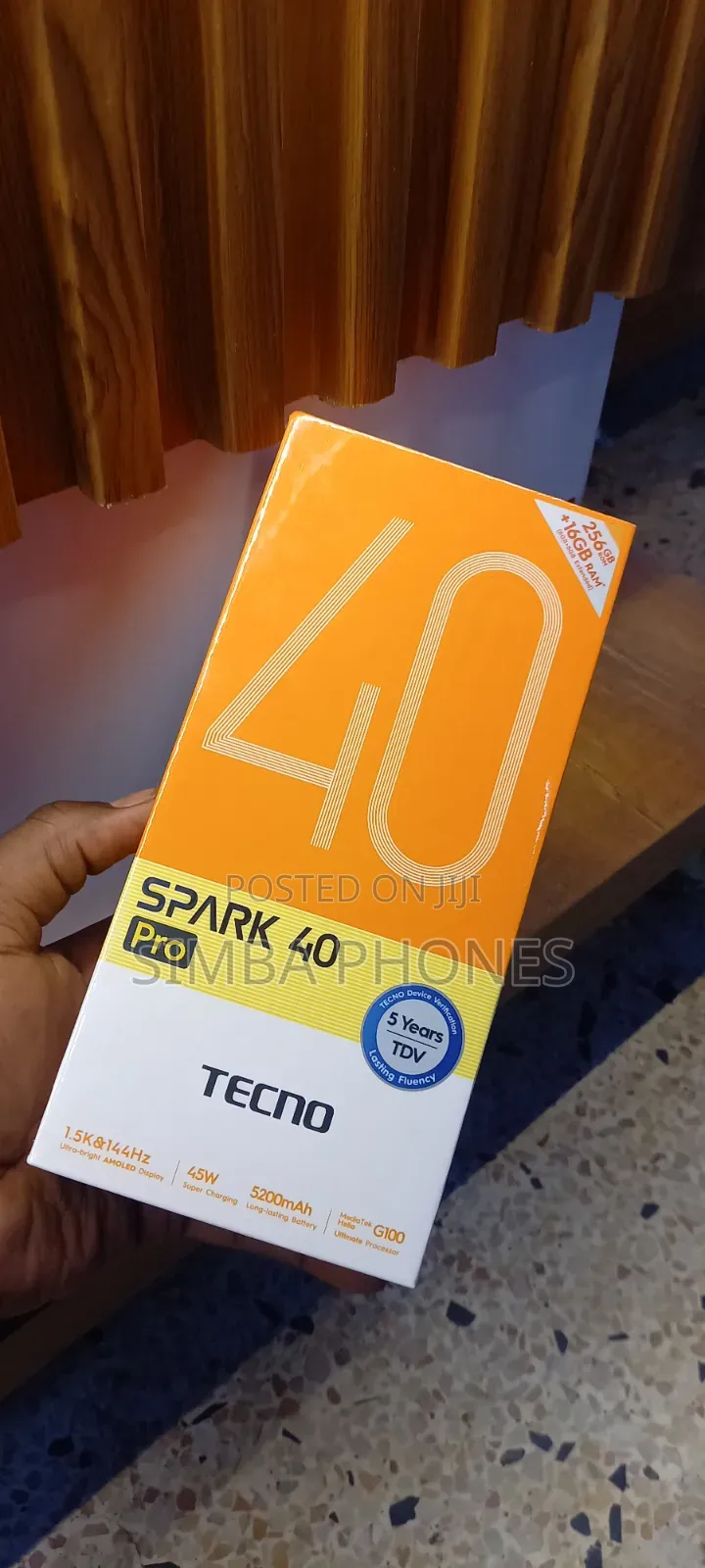 New Tecno Spark 40 Pro 256 GB Gray