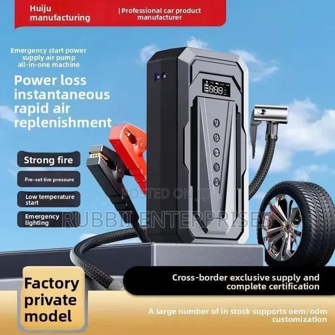 Portable Jump Starter, Inflator