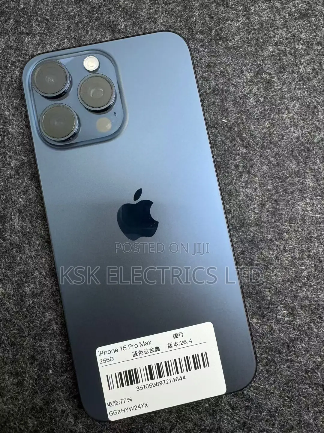 New Apple iPhone 15 Pro Max 256 GB Blue