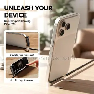 2-in-1 Foldable Phone Holder Charger 240w Type-C Fast Charging 1.5m