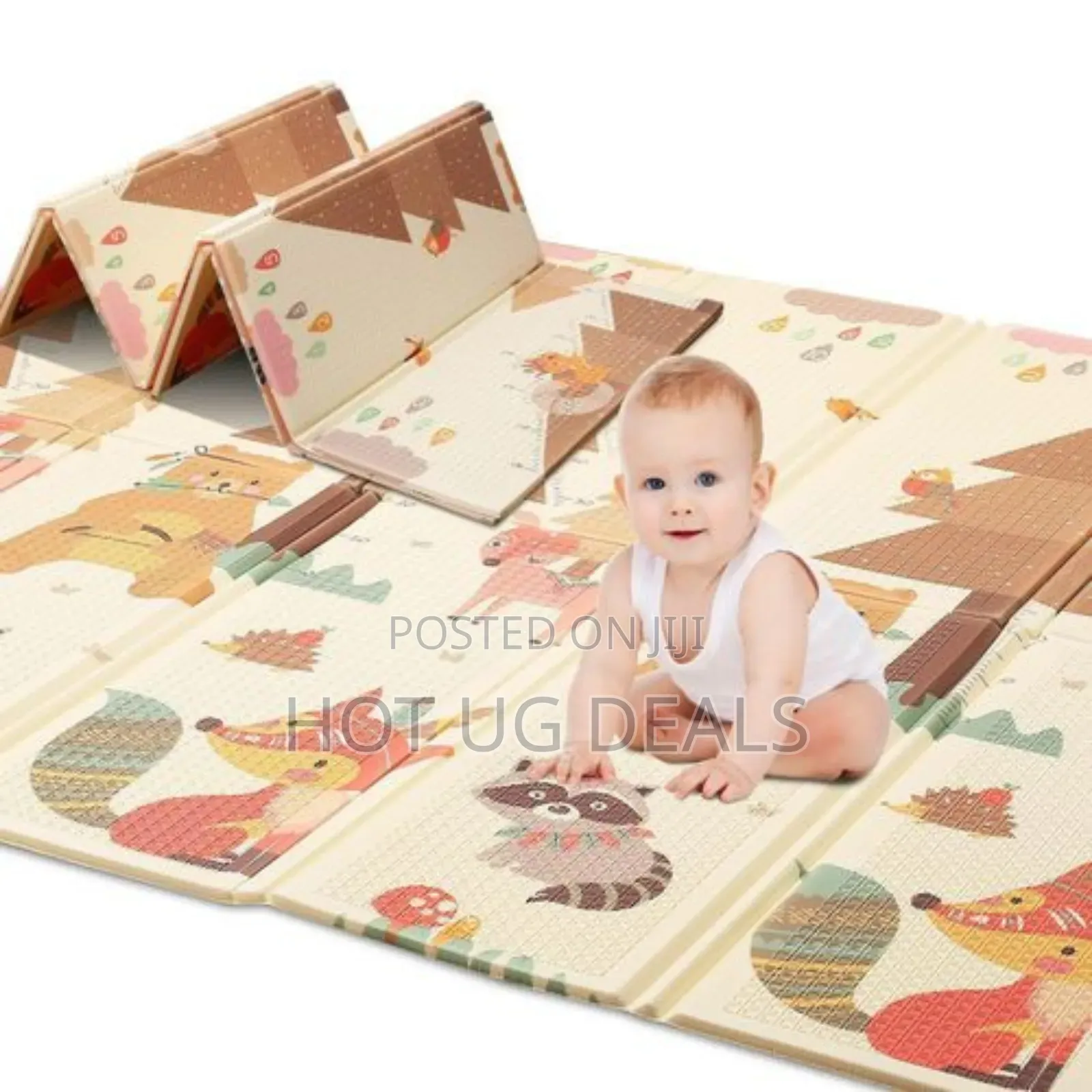 Foldable Baby Play Mat - Multicolor