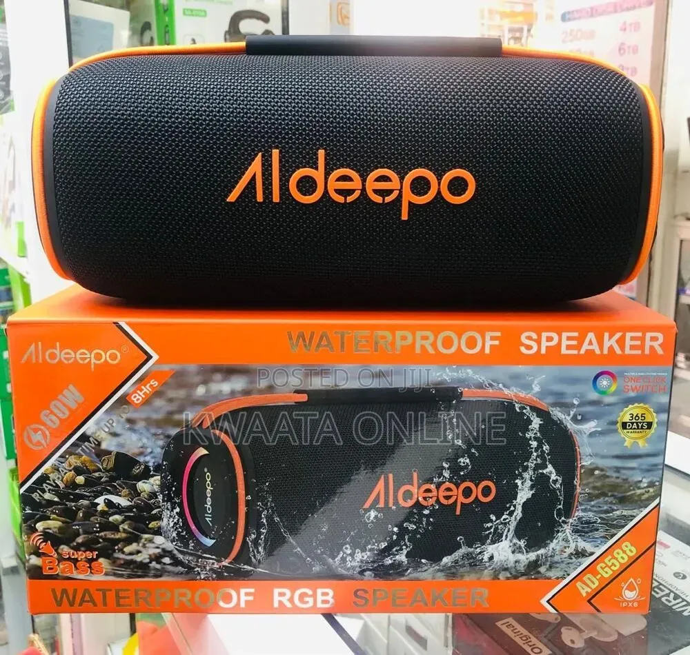 Aideepo 30w Ad-G585 Waterproof RGB Tf Card Usb Port Bluetooth Speaker