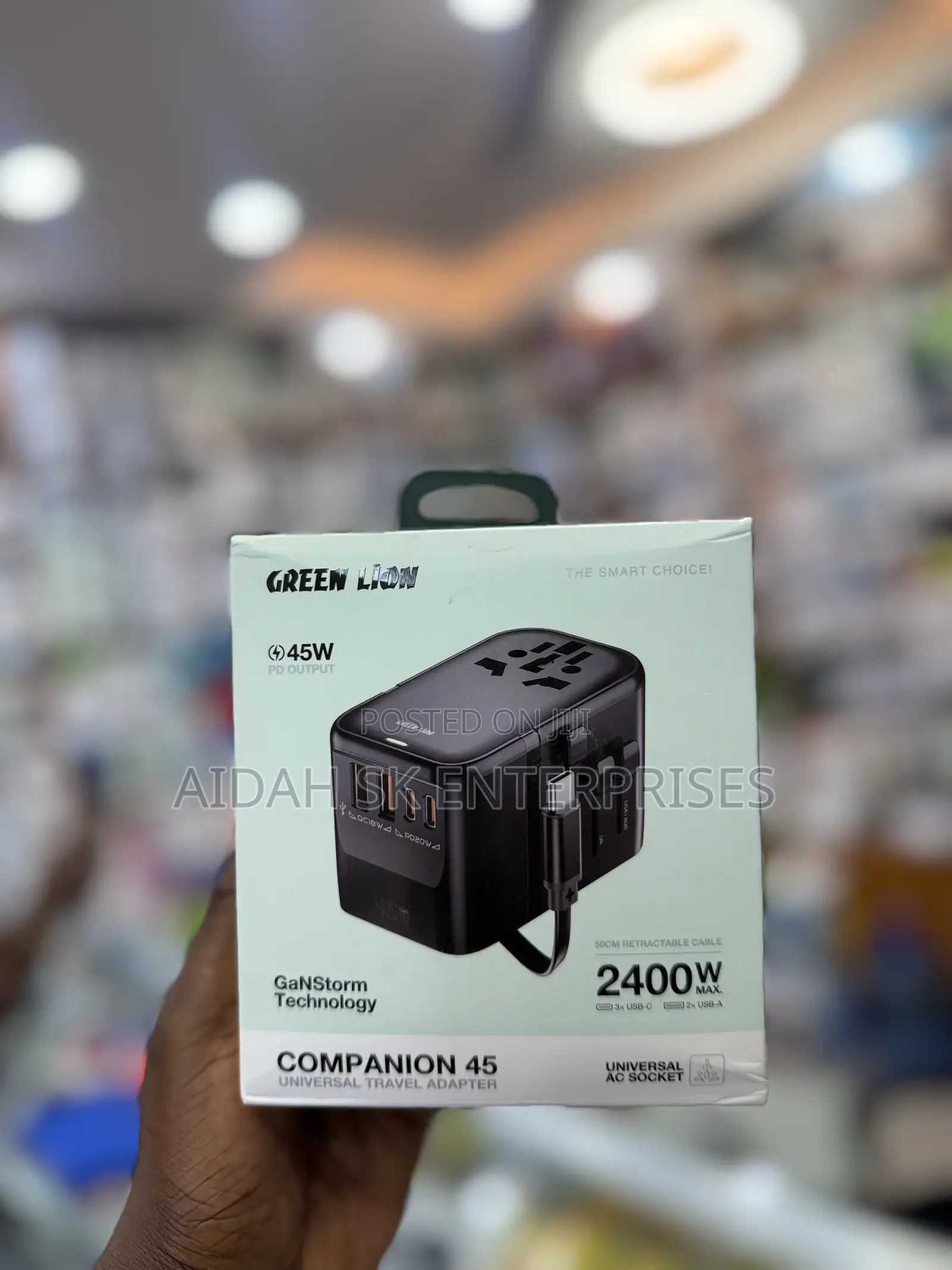 Green Lion Companion 45 Universal Travel Adapter