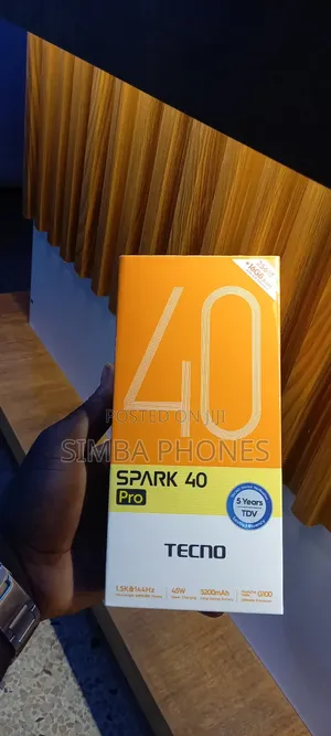 New Tecno Spark 40 Pro 256 GB Orange