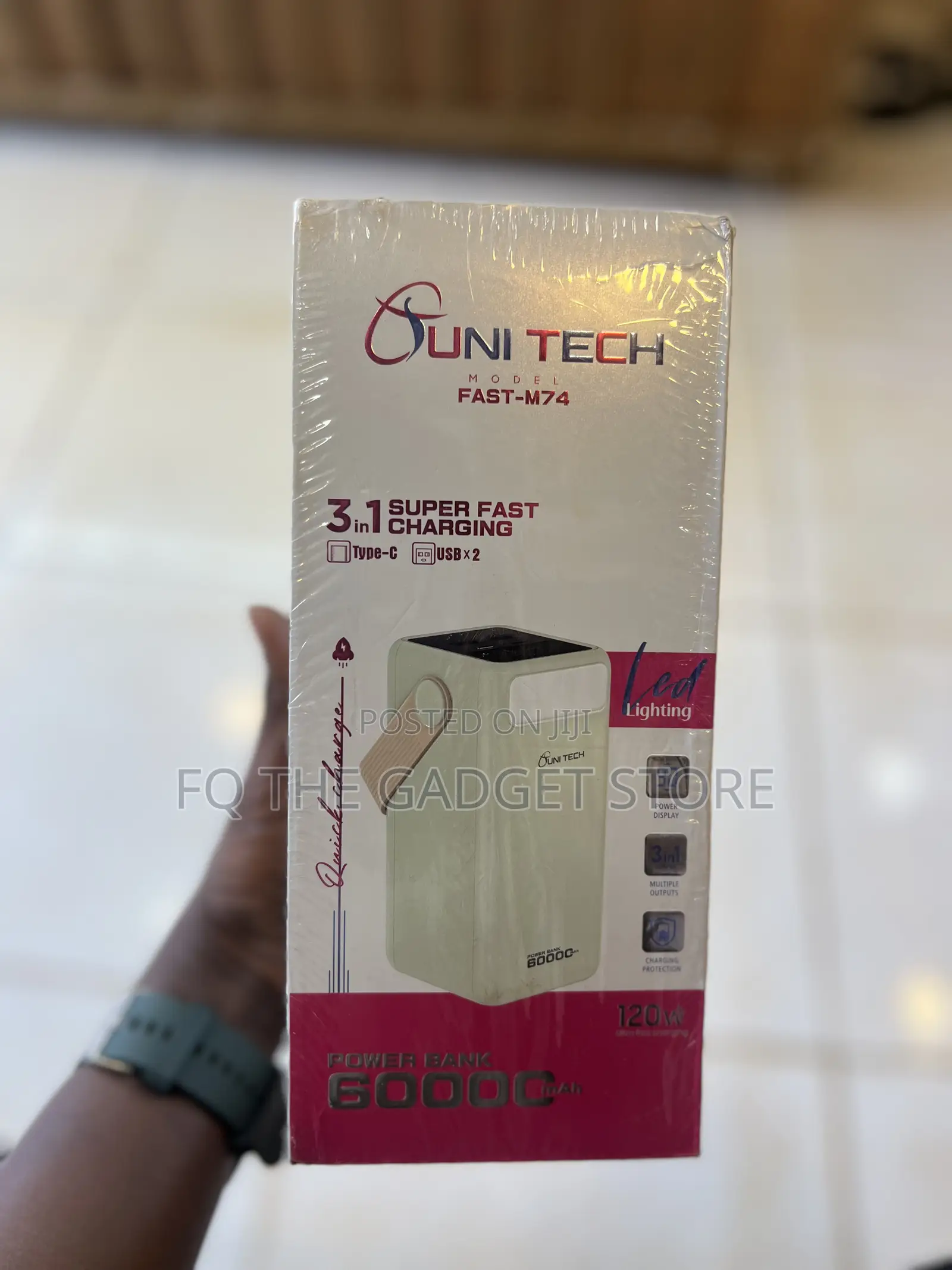Brand New Uni-Tech Powerbank,60000mah