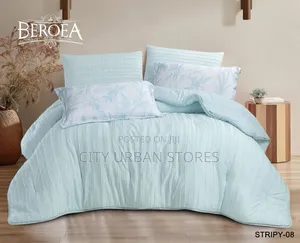 7 by 7 Extra Large Light Blue Luxury Duvet