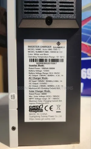 1kva 12v Hybrid Inverter