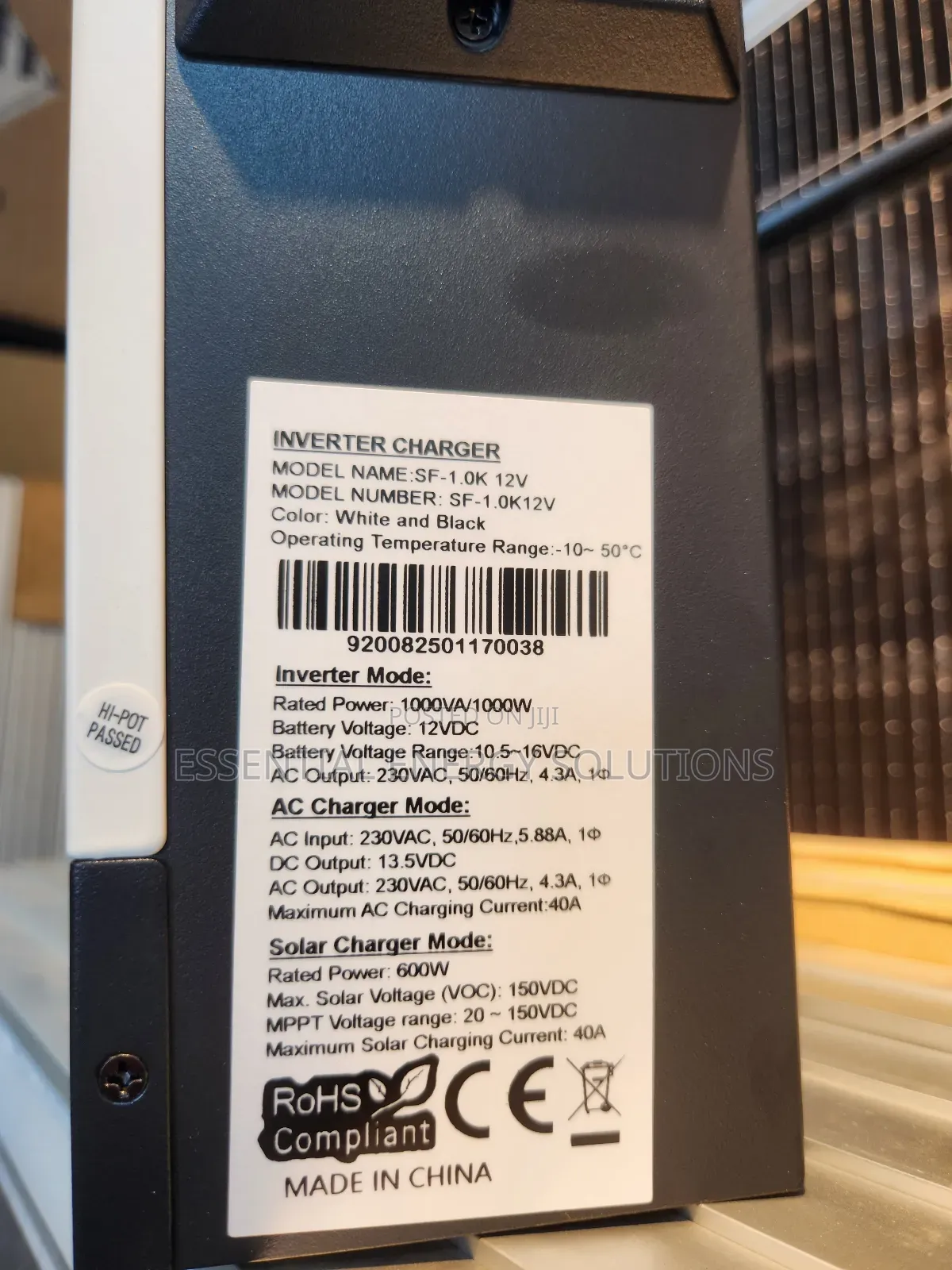 1kva 12v Soonest Hybrid Inverter