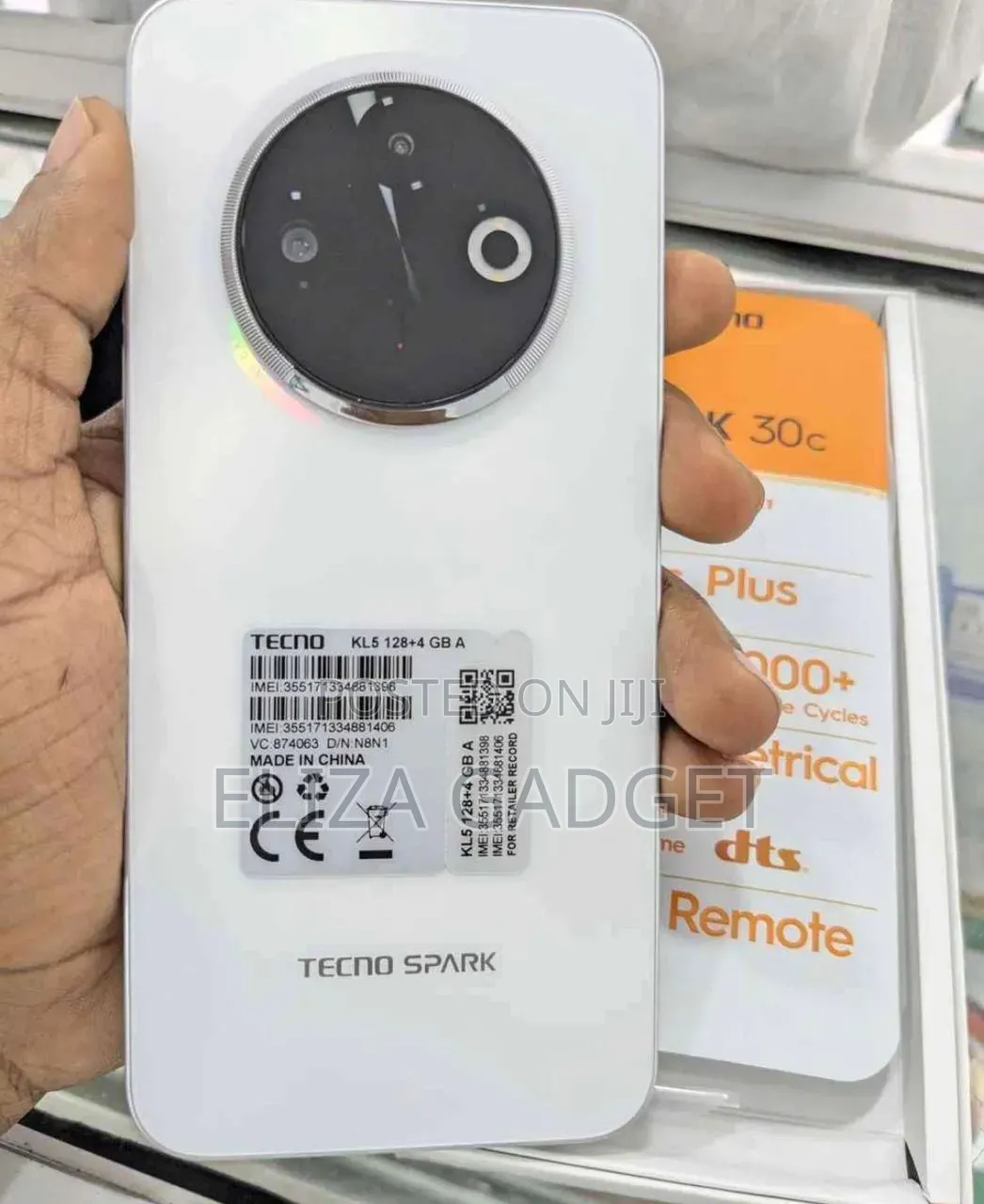 New Tecno Spark 30C 128 GB White