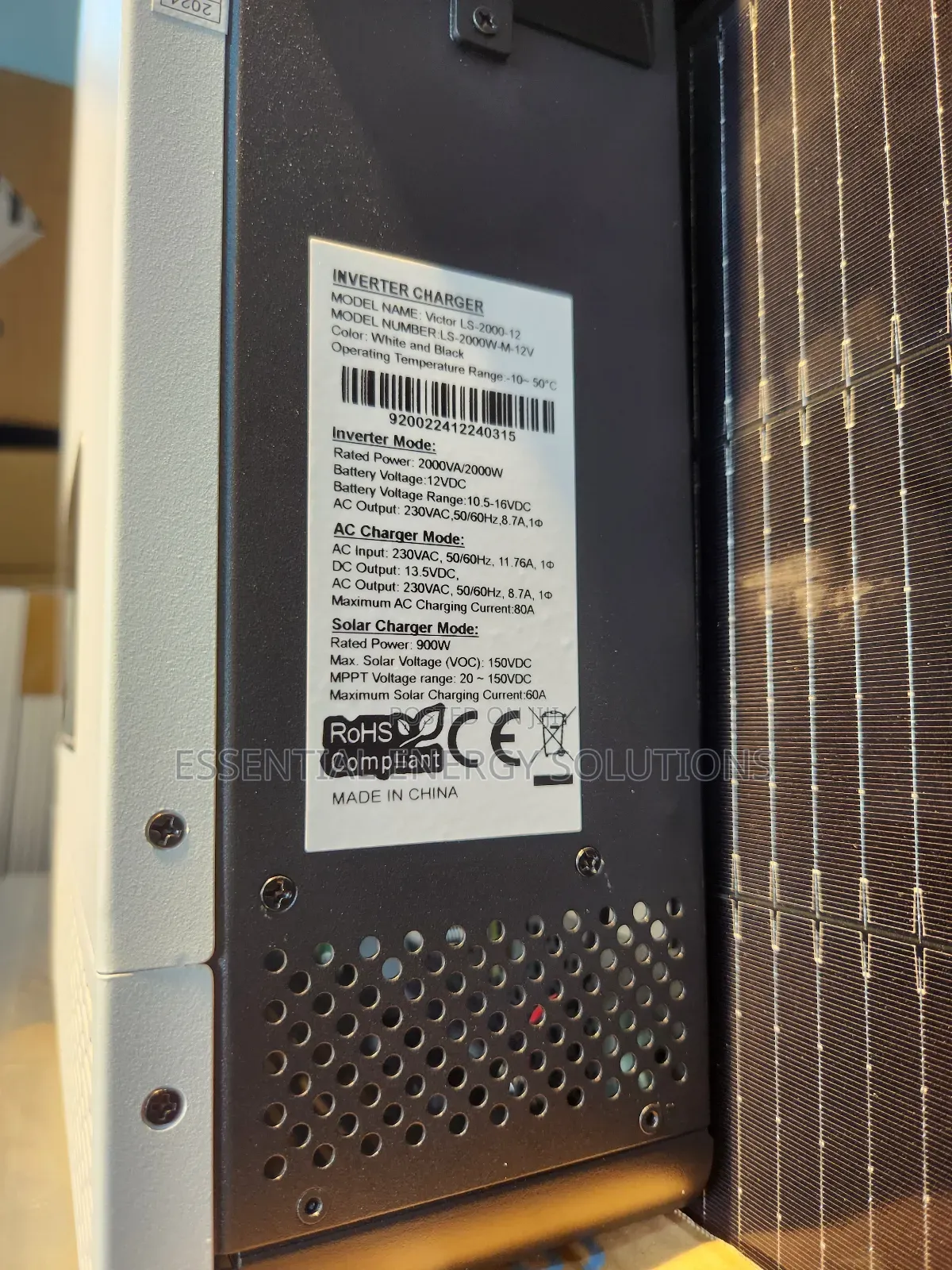 2000w/12v Hybride Solar Inverter