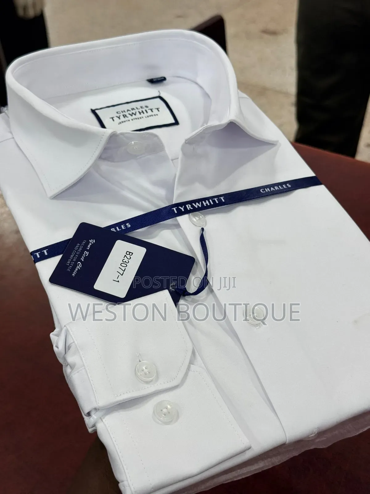 Pure White Cotton Men's Long Sleeve Original Vip Shirts