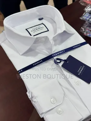 White Cotton Shirt and Tie Combo