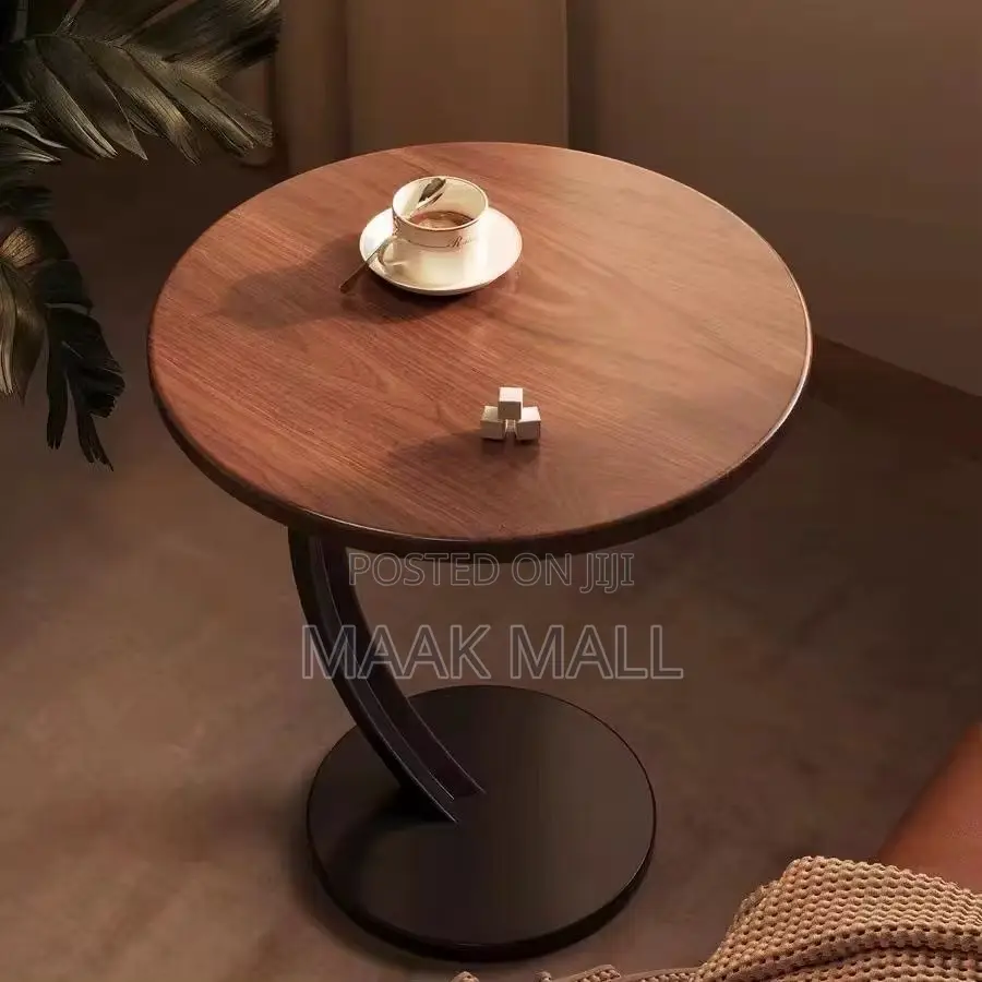 Brown Round Coffee Table