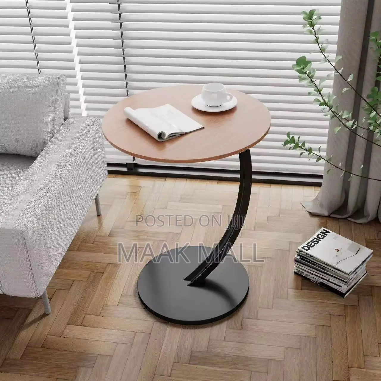 Brown Round Coffee Table