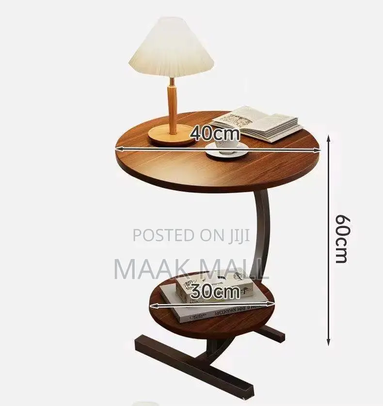Modern Round Solid Wood Round Coffee Table 2:1