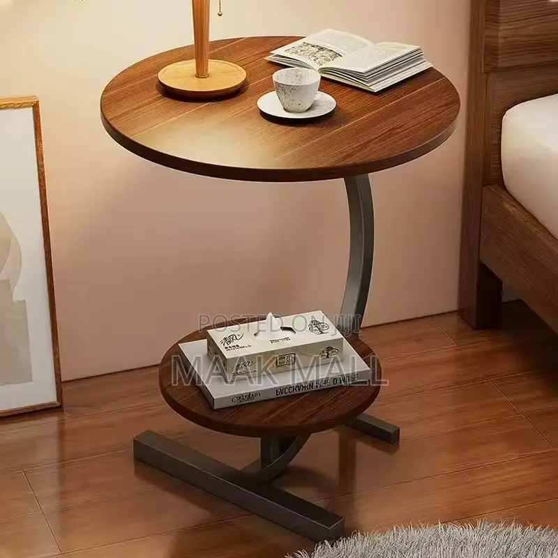 Modern Round Solid Wood Round Coffee Table 2:1