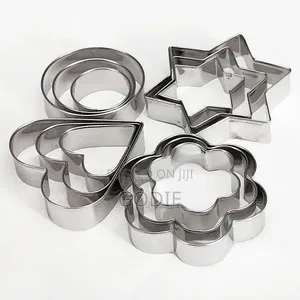 12 Piece Stainless Steel Cookie Cutters