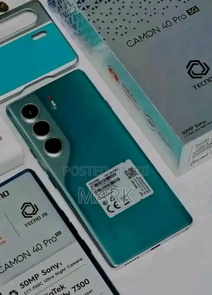 New Tecno Camon 40 Pro 5G 256 GB Green