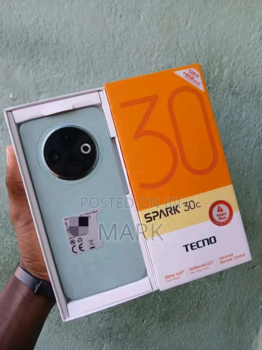 New Tecno Spark 30C 128 GB Blue